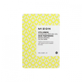 MIZON Vita Lemon Sparkling Peeling Gel - sidrunit sisaldav kooriv geel  (tester)