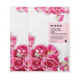 MIZON Joyful Time Essence Mask [Rose] - kangasmask roosiga