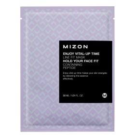 Mizon Enjoy Vital-Up Time [Line Fit Mask]- pinguldav kangasmask peptiididega