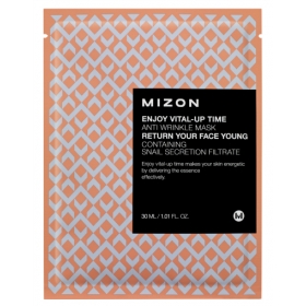 MIZON Enjoy Vital-Up Time [Anti-wrinkle] - kortsuvastane kangasmask teolimaga