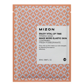 MIZON Enjoy Vital-Up Time [Firming Mask] - pinguldav kangasmask granaatõunaga